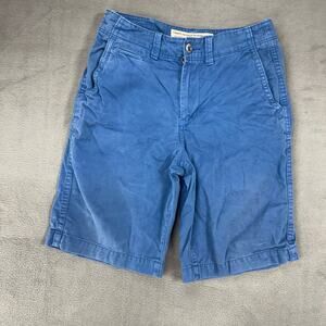 American Eagle Mens Blue Longboard Blue Chino Shorts‎ Size 28